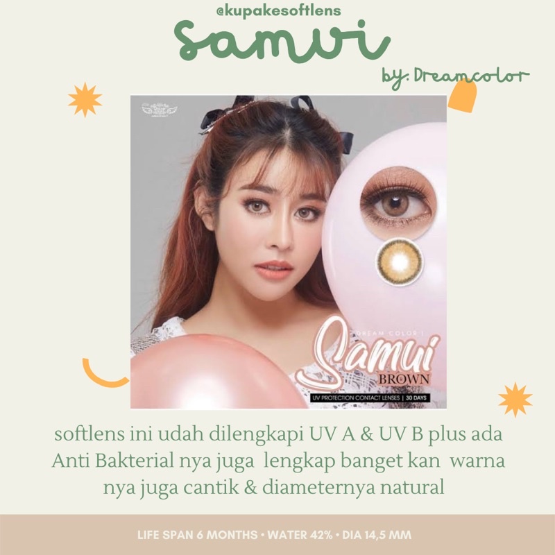 KUPAKESOFTLENS Samui Glamour Softlens By Dreamcolor