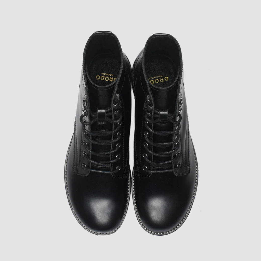 Sepatu Brodo Munson Boots [Black/Choco]-5
