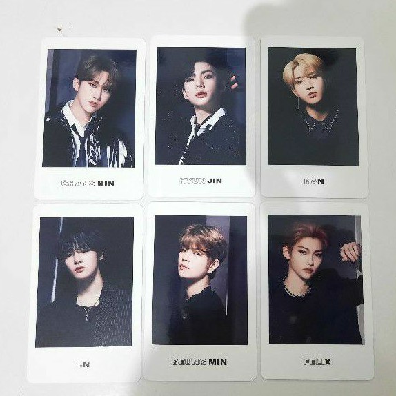[READY STOCK] Unlock Japan stray kids polaroid set sharing