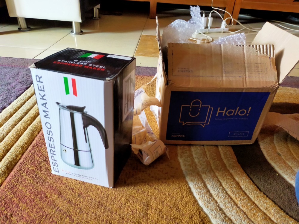 Moka Pot Coffee Maker 6 Cup 200ml 300ml 450ml Mokapot Espresso Teko Kopi Stainless Steel Brewbro