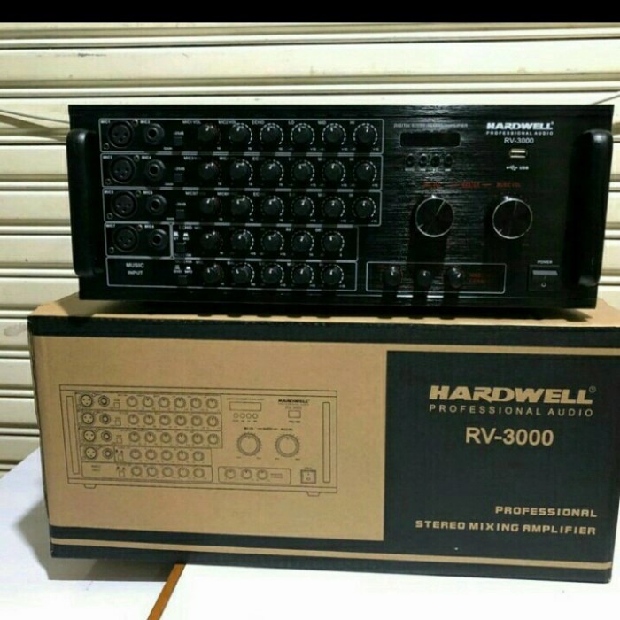 power ampli hardwell rv3000 Amplifier mixer hardwell rv 3000 original