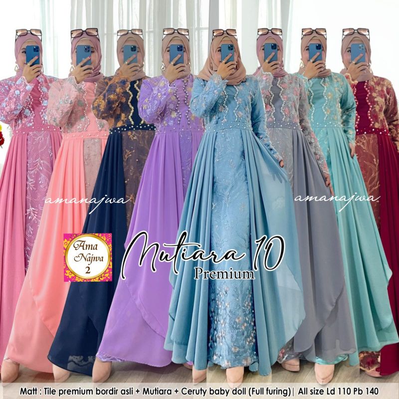 gamis mutiara #10 by Ama najwa