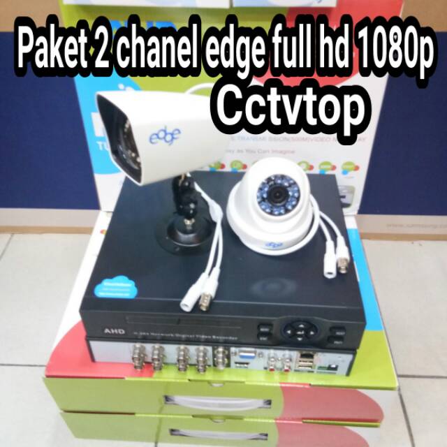 PAKET CCTV 16 CHANEL EDGE 2MP / FULL HD 1080P MURAH TANPA HDD