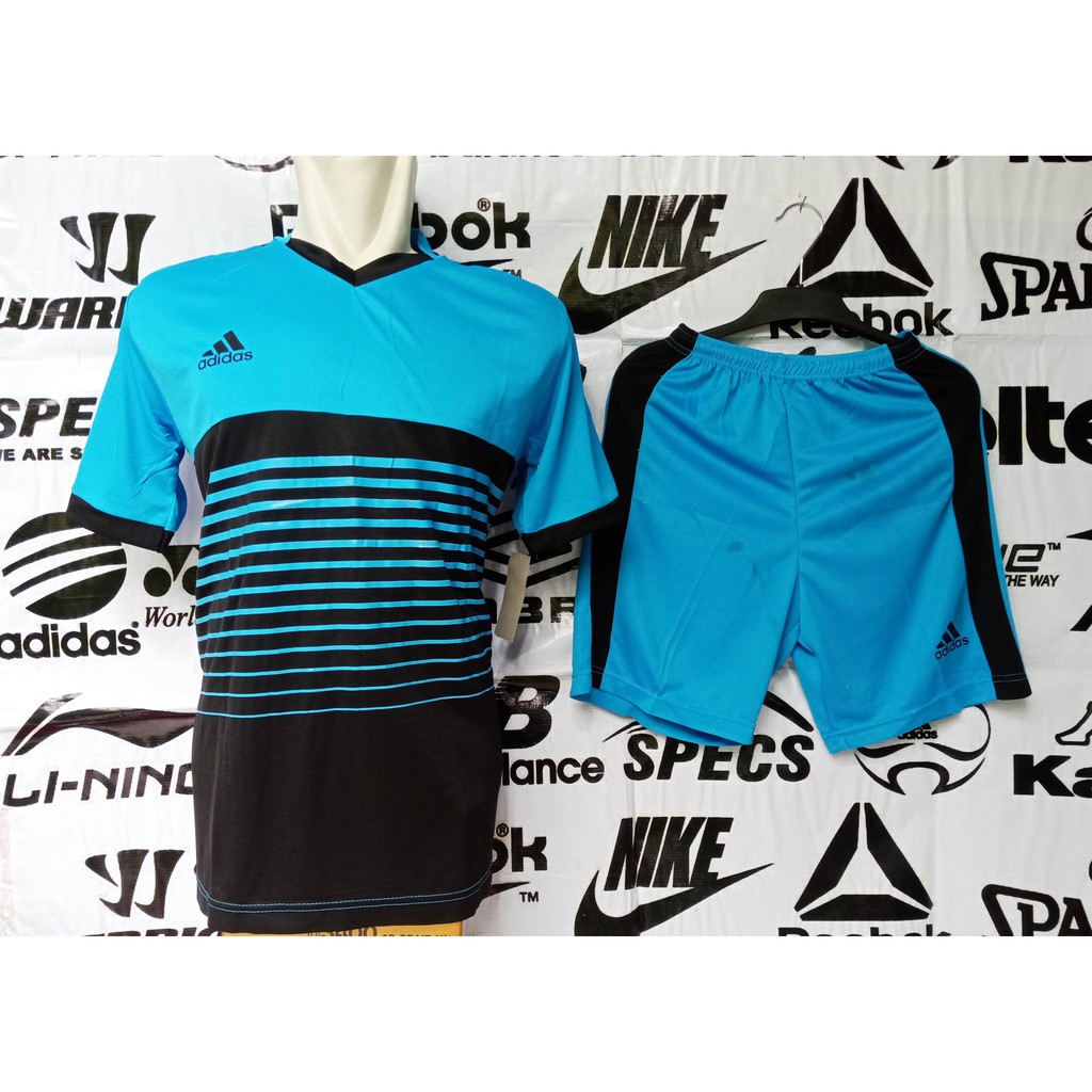 Setelan Jersey Futsal Sepak Bola Voly Adidas Kancing Dan Kerah