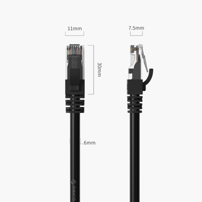 Kabel Lan ORICO CAT6 Gigabit Ethernet Cable - PUG-GC6-30 - 3 Meter