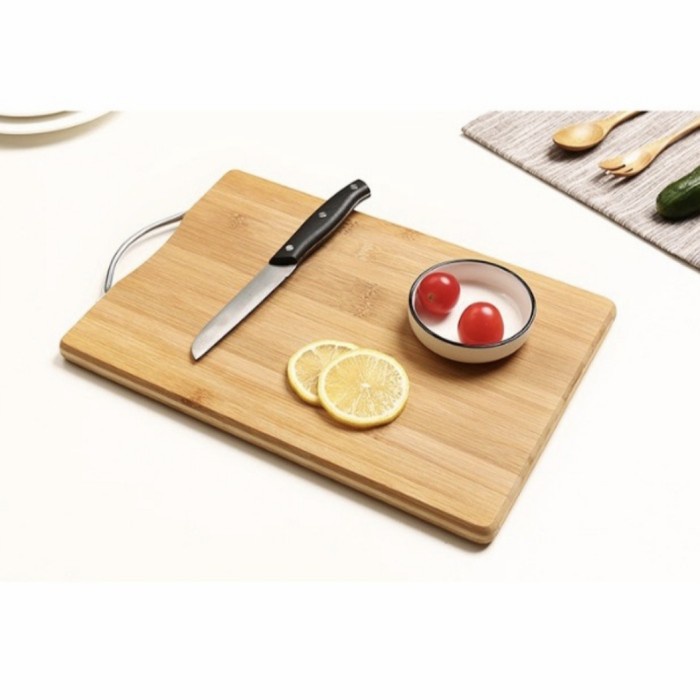 AB5 Talenan Kayu Bamboo IMPORT PREMIUM Cutting Board Daging Buah Sayur Serbaguna