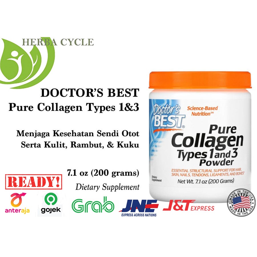 Doctors Best Pure Collagen Types 1 and 3 Powder 200 g Best Pure Collagen Best Collagen Powder USA