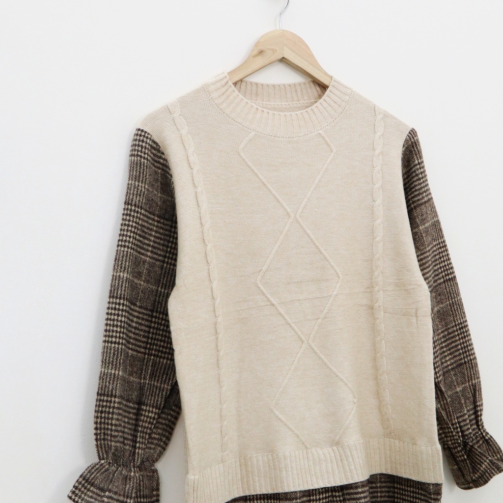 Loto knit long top -Thejanclothes