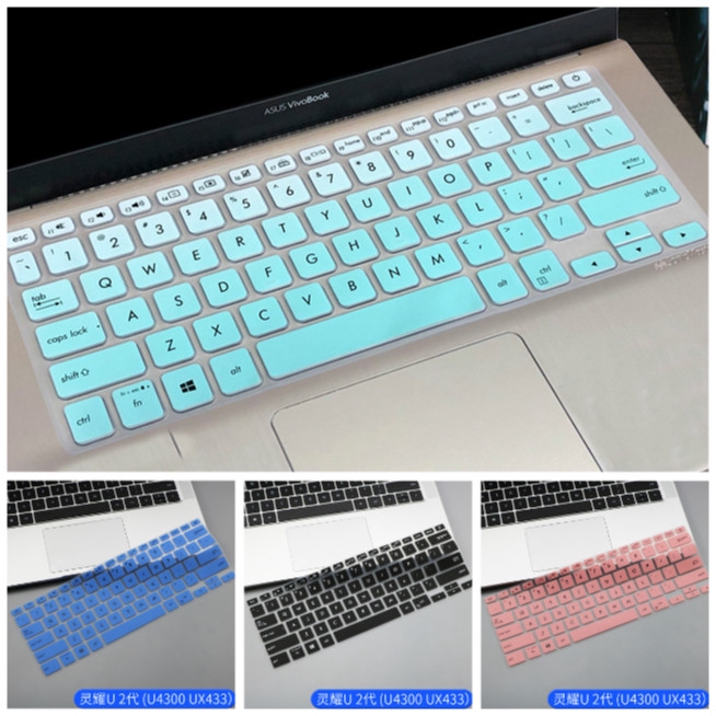 Cover Pelindung Keyboard Bahan Silikon Ultra Tipis untuk Asus deluxe14 u4300 ux431 14inci