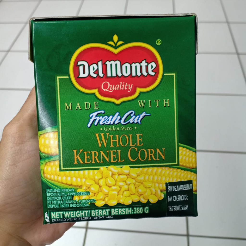 

Del Monte Whole Kernel Corn Pack 380 gram