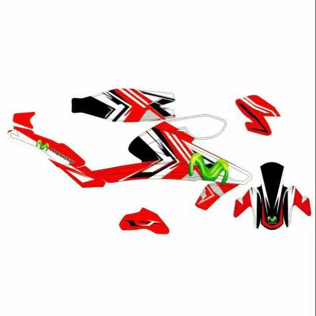 VIXION NVL Decal Sticker - Decal stiker Full Body VIXION NVL ip. 02 BISA CUSTOM