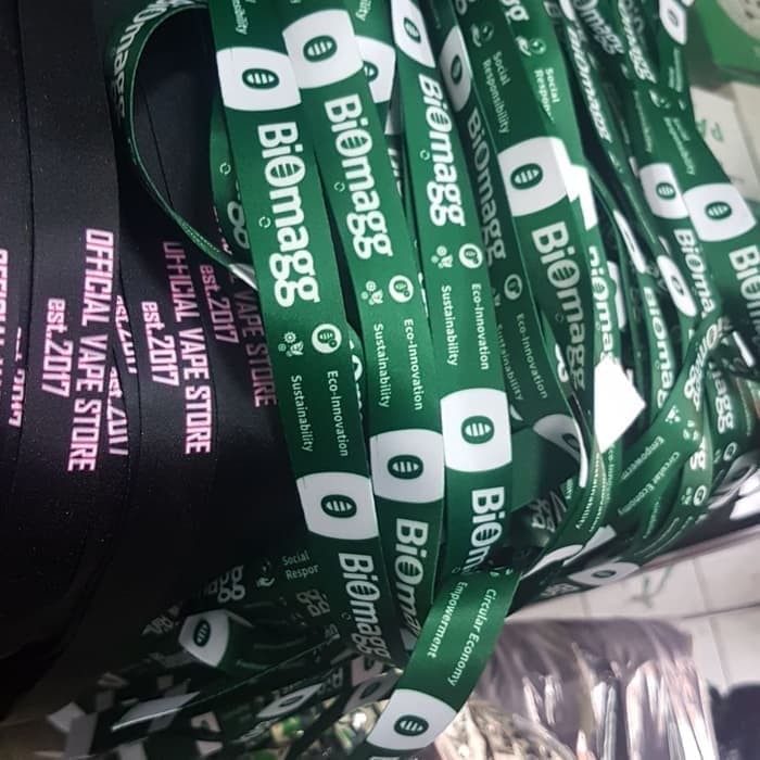 

Tali ID lanyard printing Stopper 50 Pcs RJT
