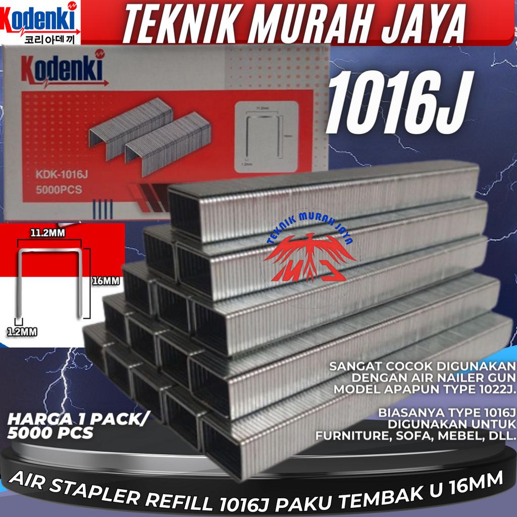 

KODENKI Isi Staples Angin Air Stapler Refill 1016J Paku Tembak U 16mm