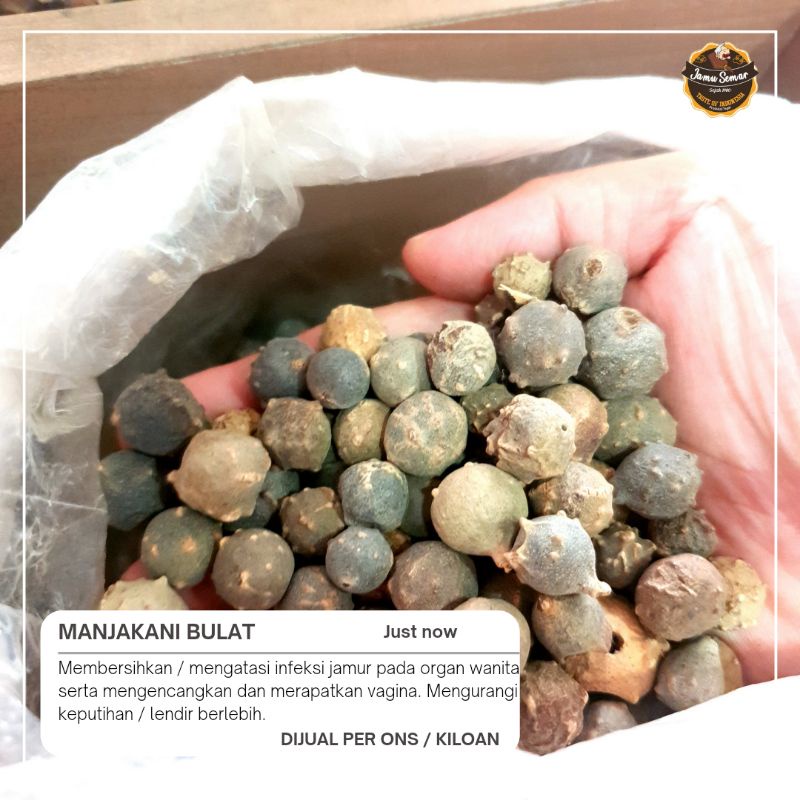 

Manjakani Bulat 100gr