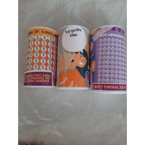 CELENGAN TARGET  BAHAN PLASTIK