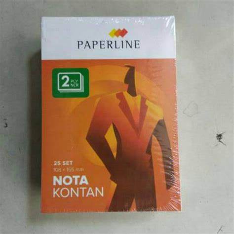 

Buku Nota Kontan Besar 2 Rangkap / 2 Ply NCR Merk Paperline ( Isi 10 buku )