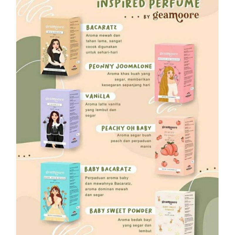 PARFUM GEAMOORE BPOM 6 ML