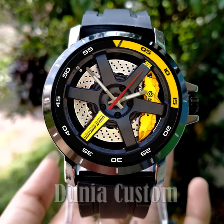 Jam Tangan Volk Rays || Jam Tangan Pria Volk Rays Te37 Custom || Jam Tangan Pria Volk Rays Racing Te