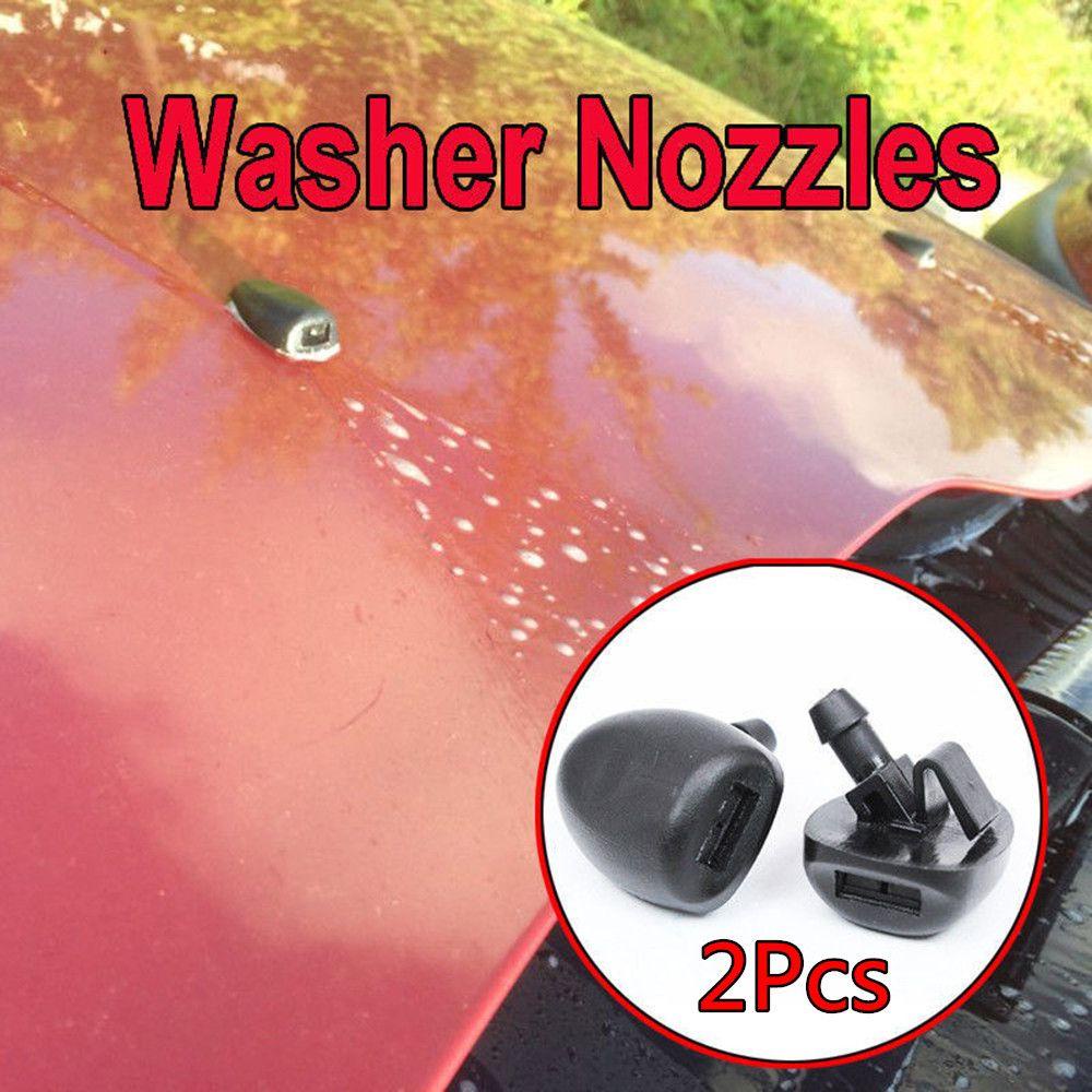 SUYO PEUGEOT 2pcs Nozzle Wiper Kaca Depan Kendaraan Praktis Auto Jet Washer Untuk Peugeot407 206 207