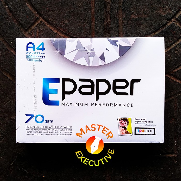 

Dijual EPaper Kertas HVS A4 70 gsm 210 x 297 mm Berkualitas