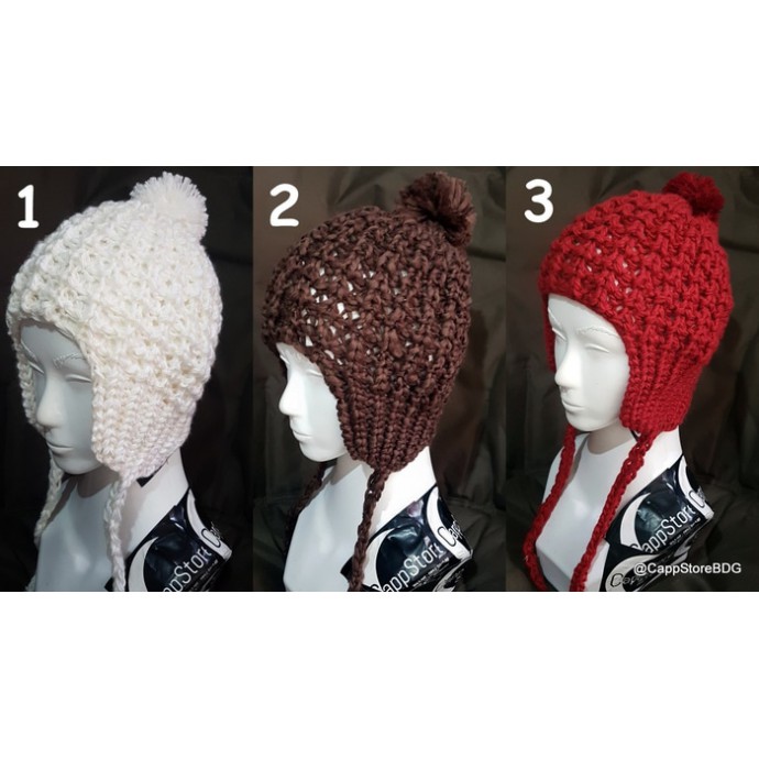 DISKON TOPI KUPLUK BEANIE PILOT RAJUT TEBAL ALLSIZE DEWASA PILOT-RAJUT TOPI PRIA KEKINIAN