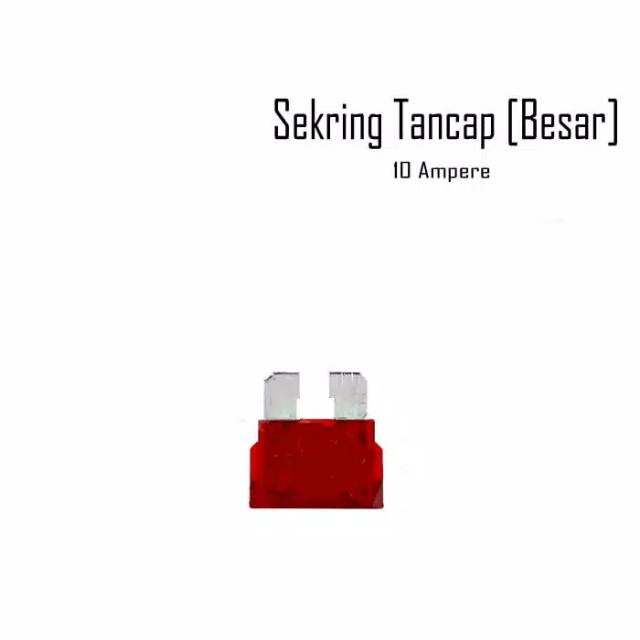Sekring Tancap Besar 10A Sikring Fuse Blade 10 A / 10 Ampere / 10Ampere