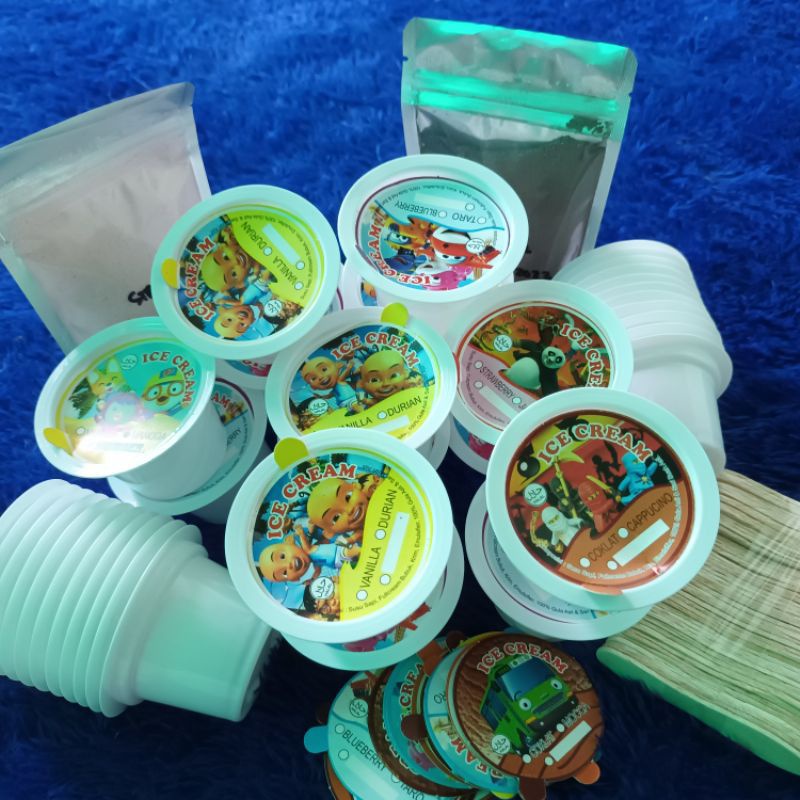 

PAKET Usaha ICE CREAM 2 RASA @100grm