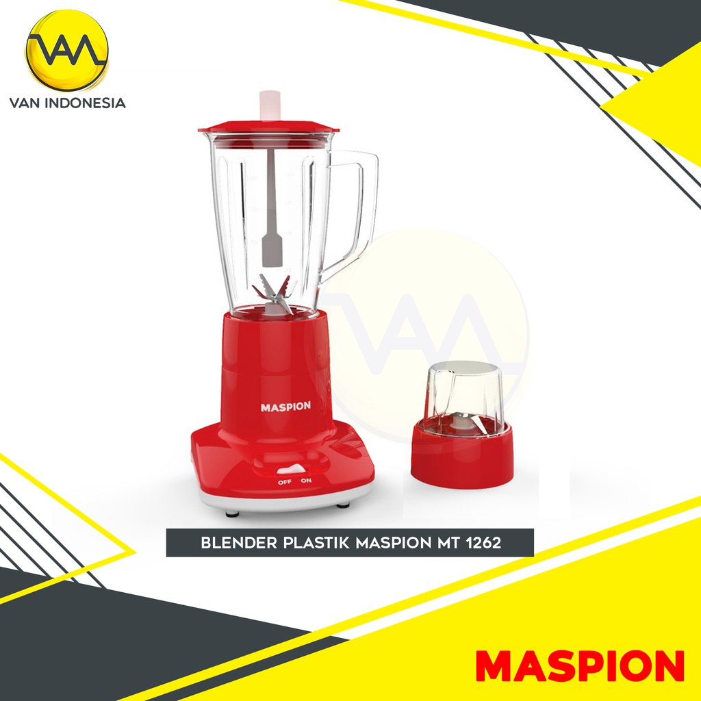 Blender Plastik 1 Liter Maspion MT 1262 Mill