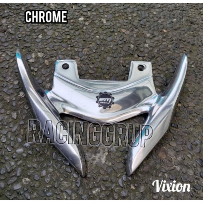 Behel Vixion New Chrome / Begel Vixion New Behel Vixion NVL NVA Model R15 - Varian Warna Silver Chrome