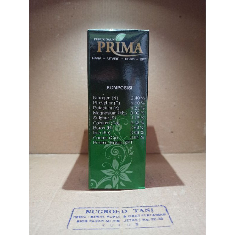 PUPUK DAUN PRIMA + HARA + VITAMIN + ENZIM + ZPT