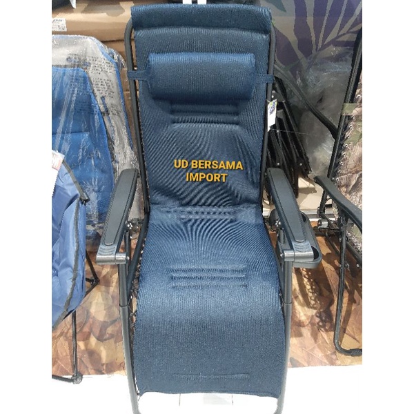 kursi malas lipat zero gravity chair soleil premium empuk tebal