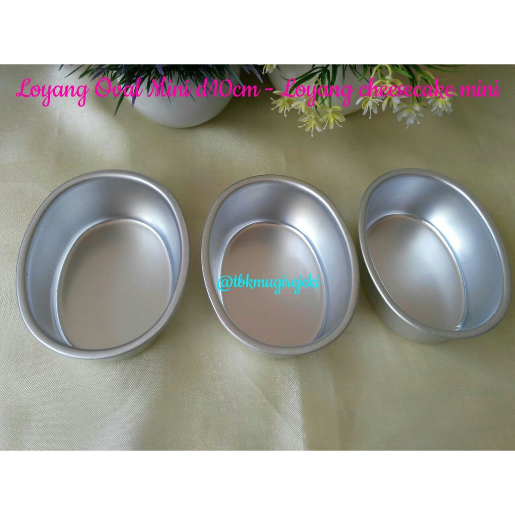 Loyang Oval Mini uk 10cm - Loyang JCC - Loyang Cheesecake Mini