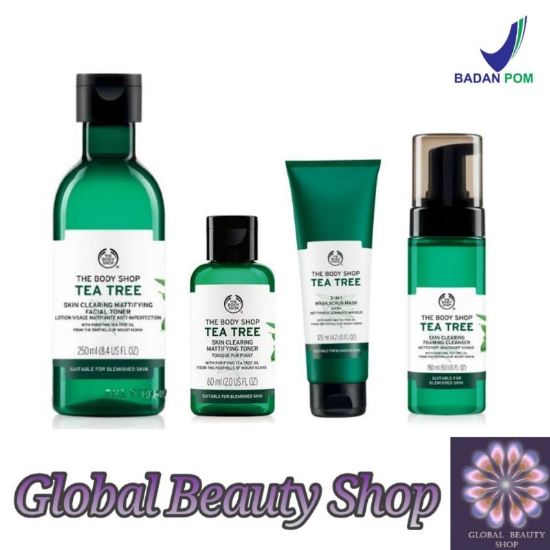 The Body Shop Tea Tree - Facial Wash - Toner - Scrub - Foaming