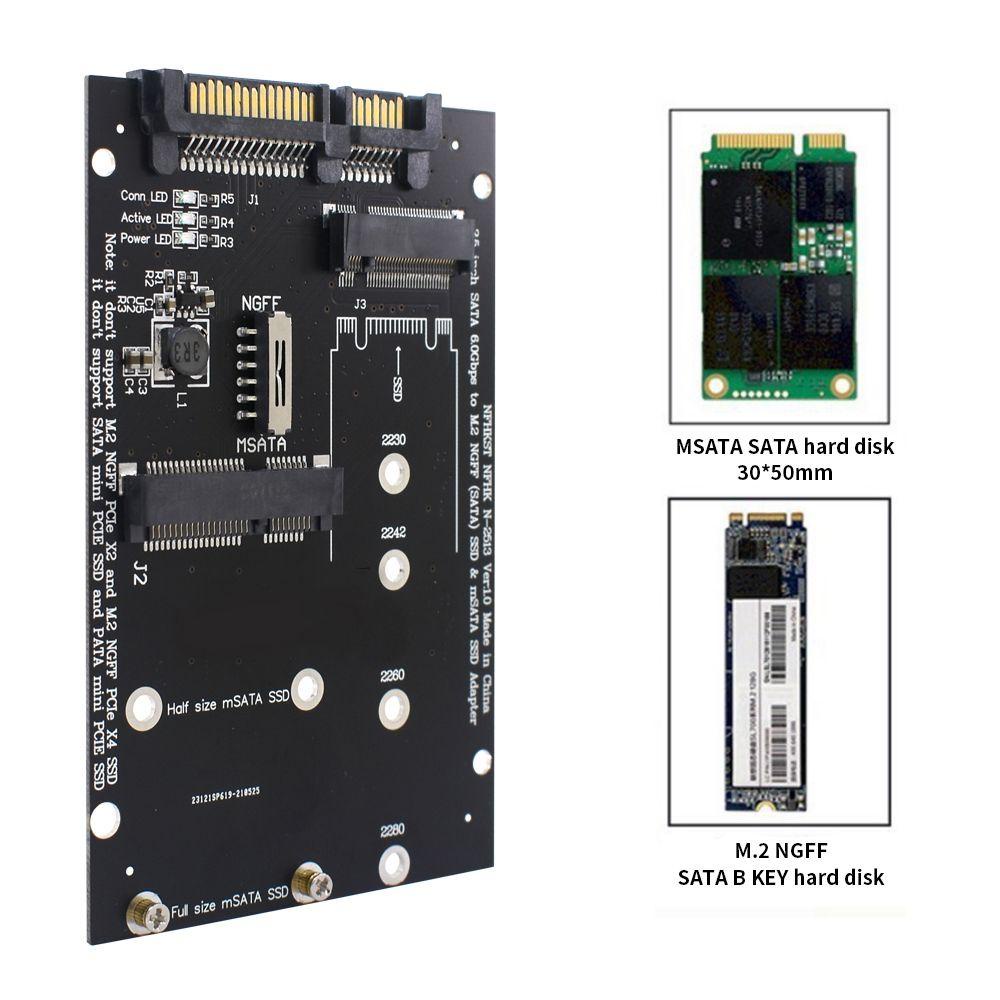 Plat Adaptor Atas 6.0Gbps Adapter Board 2.5 inch Converter Card