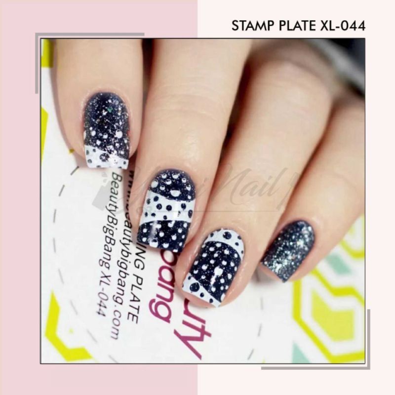 Stamp plate xl-044 stamping nail art stamp cetakan nail art