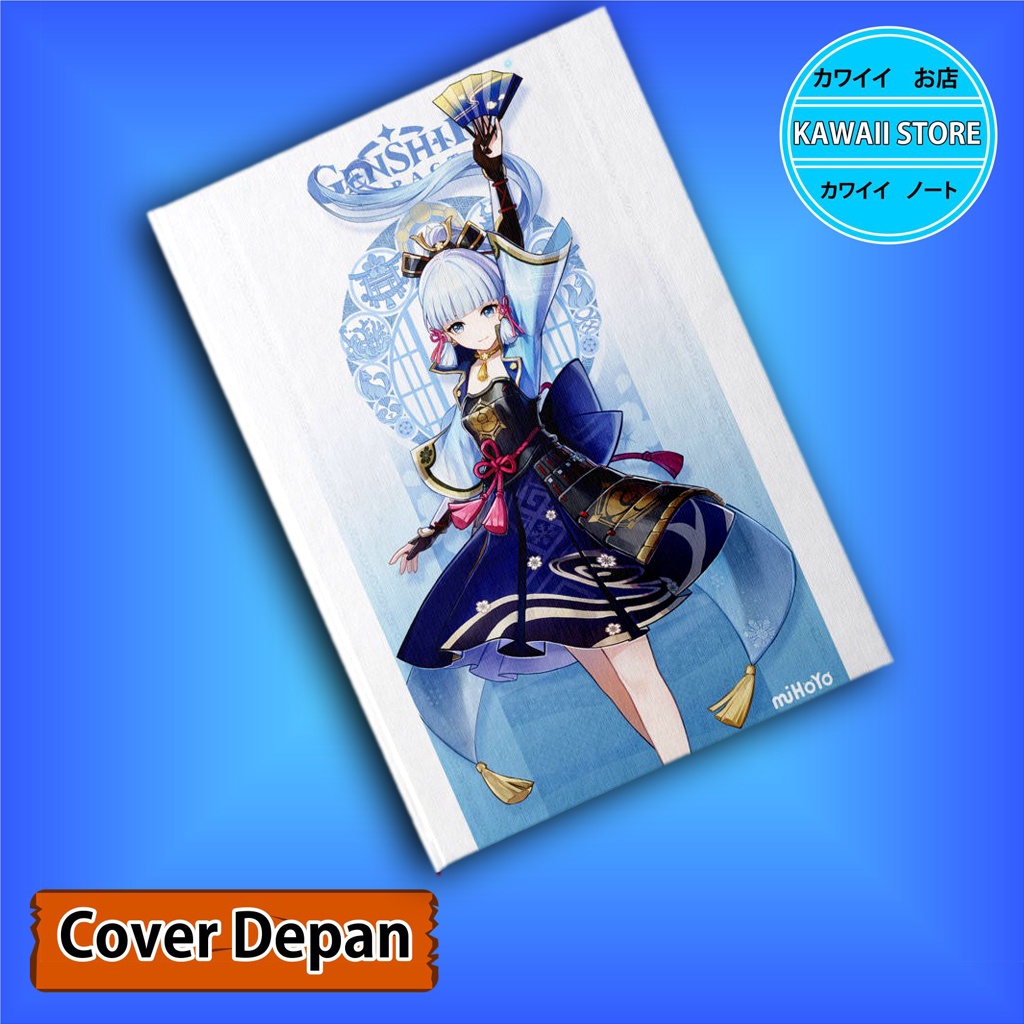 

Notebook / Pocket book Hard Cover Anime Game Genshin Impact KAMISATO uk A5 & A6 / Notes Book