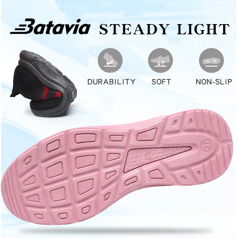 Batavia Sepatu wanita sneakers impor premium perempuan terbaru rajut adem antislip antiaus  olahraga Batavia Fashion Sepatu A138-1