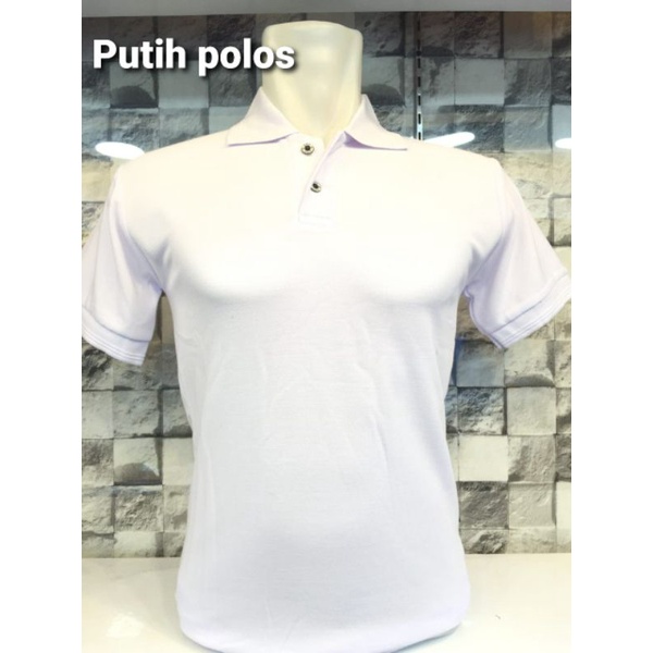 Kaos kerah putih polos#kaos kerah putih pria/wanita SMLXLXXLXXXL