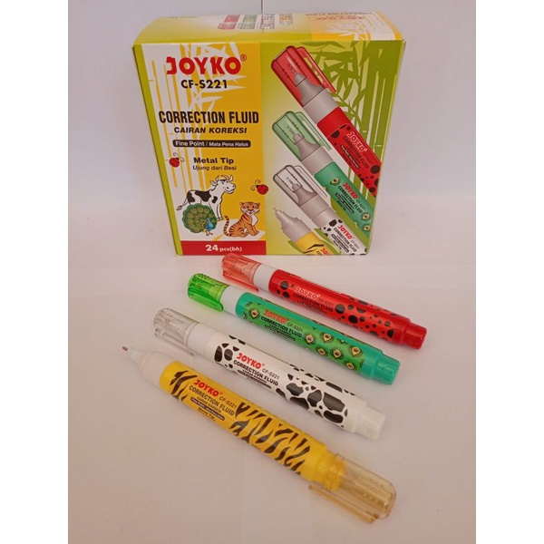 

ECER ( 1 PCS ) Tip-Ex Stipo Cair Animal Joyko CF-S224 CF-S221
