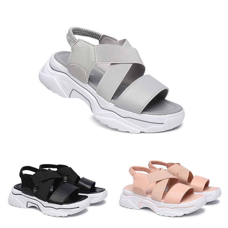 [GROSIR][COD] SEVEN_DAY SANDAL GUNUNG WANITA KOREA CASUAL SHOES ABU SVN-206