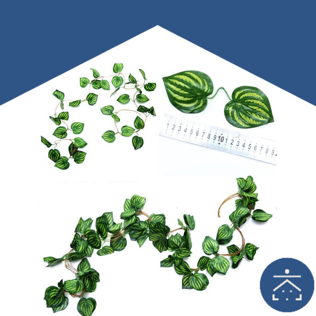 Kunataruma - Daun Rambat Plastik Dekorasi Lamaran Bunga Artificial Lotus Ivy Anggur Wisteria Paket