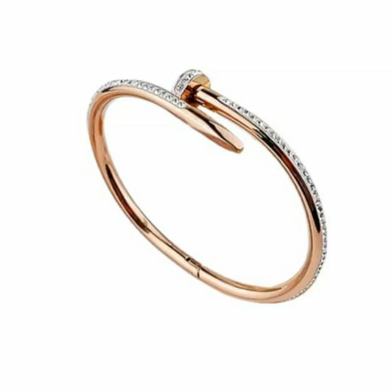 Gelang paku asli titanium / Perhiasan wanita model paku