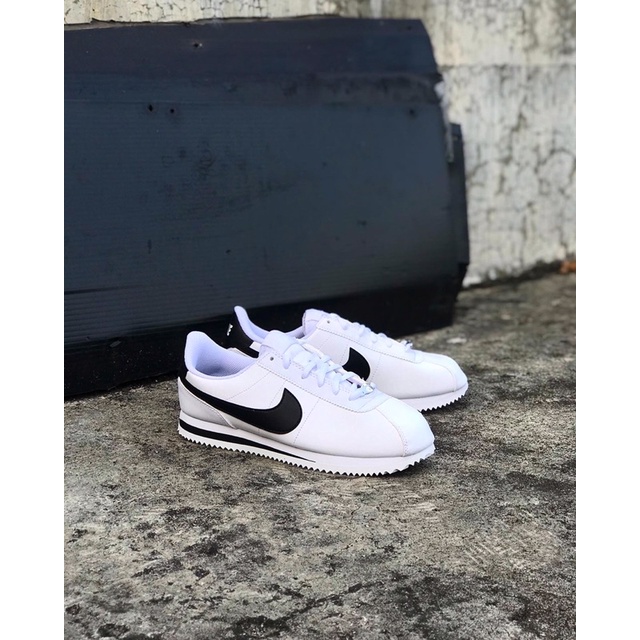 Nike Cortez Black White Leather (ORIGINAL 100% LOCAL PAIR)