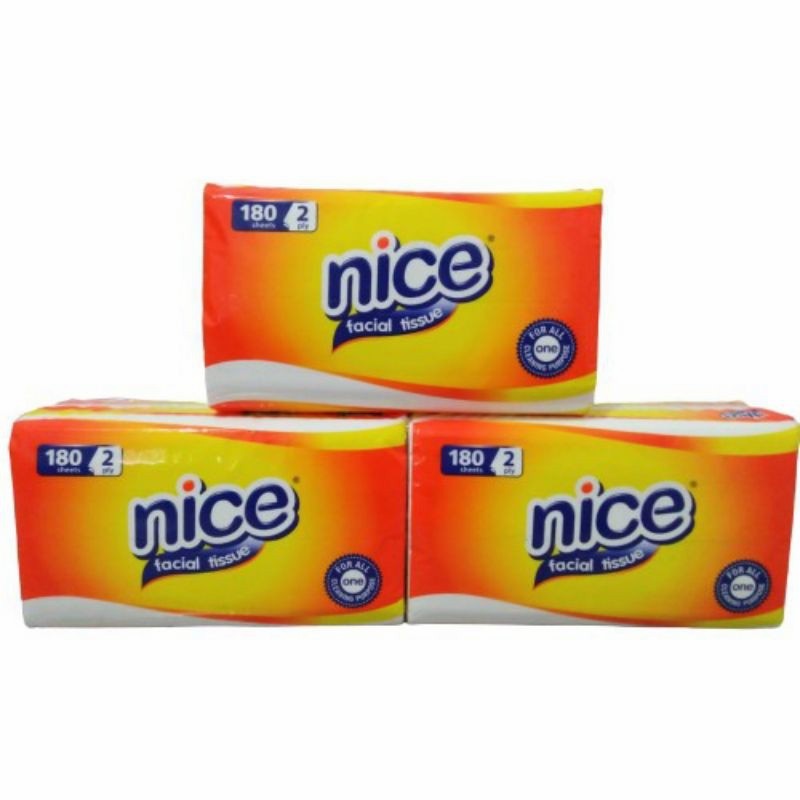 Nice Tissue Kering Facial Tissue 180gr Daya Serap Tinggi