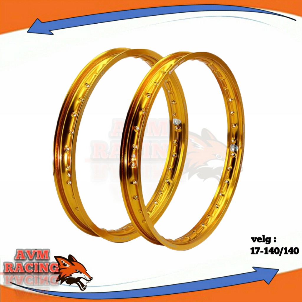 velg set scarlet ring 17 140 140 - Pelek Pelak Velg Jari Ruji scarlet ring 17 140 140 wm gold