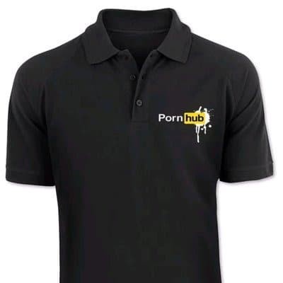 KOSONG KAOS POLO SHIRT BAJU KERAH DISTRO PORN HUB POLOS CUSTOM INDONESIA COD BAHAN BERKUALITAS TINGG