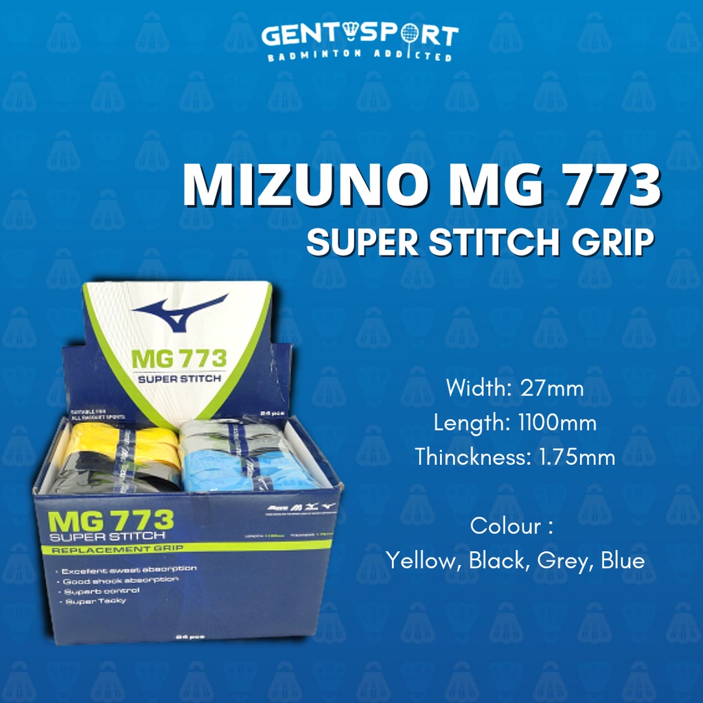 Mizuno MG 773 Super Stitch Grip Raket Badminton Original bisa COD