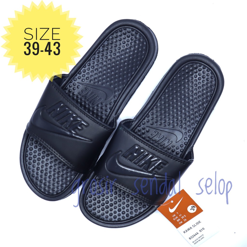 SANDAL PRIA NIKE BENASSI SWOOSH FLIP FLOP GRADE ORI TERMURAH SANDAL PRIA NIKE SELIP ON TRELARIS