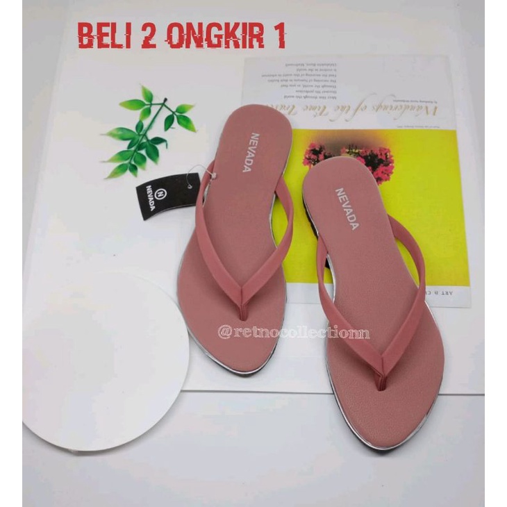 sendal jepit wanita murah/sandal wanita terbaru/sendal japit wanita nevada/japit polos