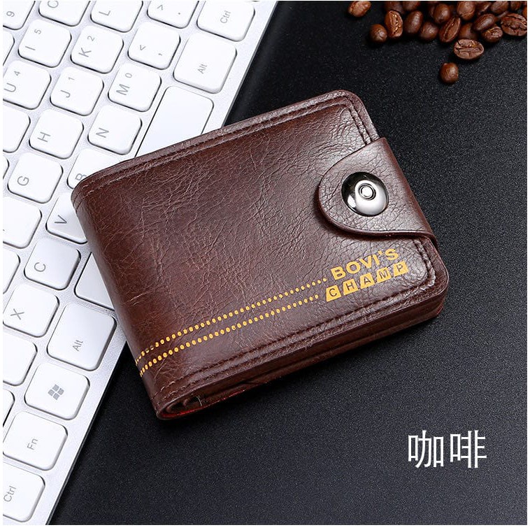 ( GS ) DOMPET LIPATT PRIA  HBNEW STYLE HITAM COKLAT